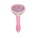 Hash Shoppe Slicker Comb - Premium Grooming Tool for Pets (Pink)