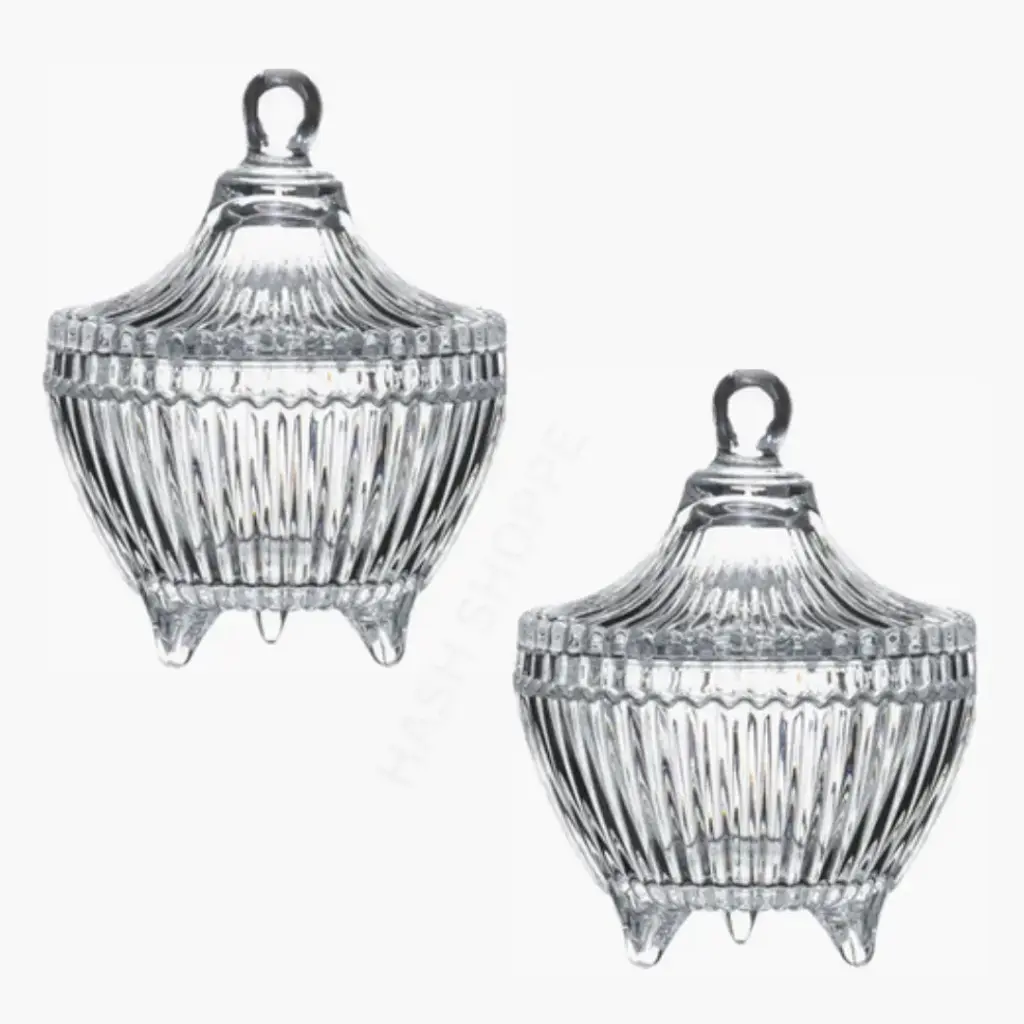 Hash Shoppe 210 ML Glass Bowl with Secure Lid – Ideal for Kitchen & Dining