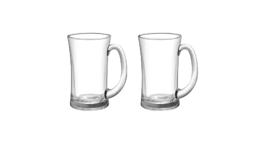 Hash Shoppe 320 Ml Elegant Beverage Glass (Pack of 2)