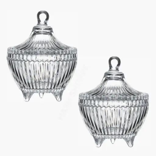 Hash Shoppe 210 ML Glass Bowl with Secure Lid – Ideal for Kitchen & Dining